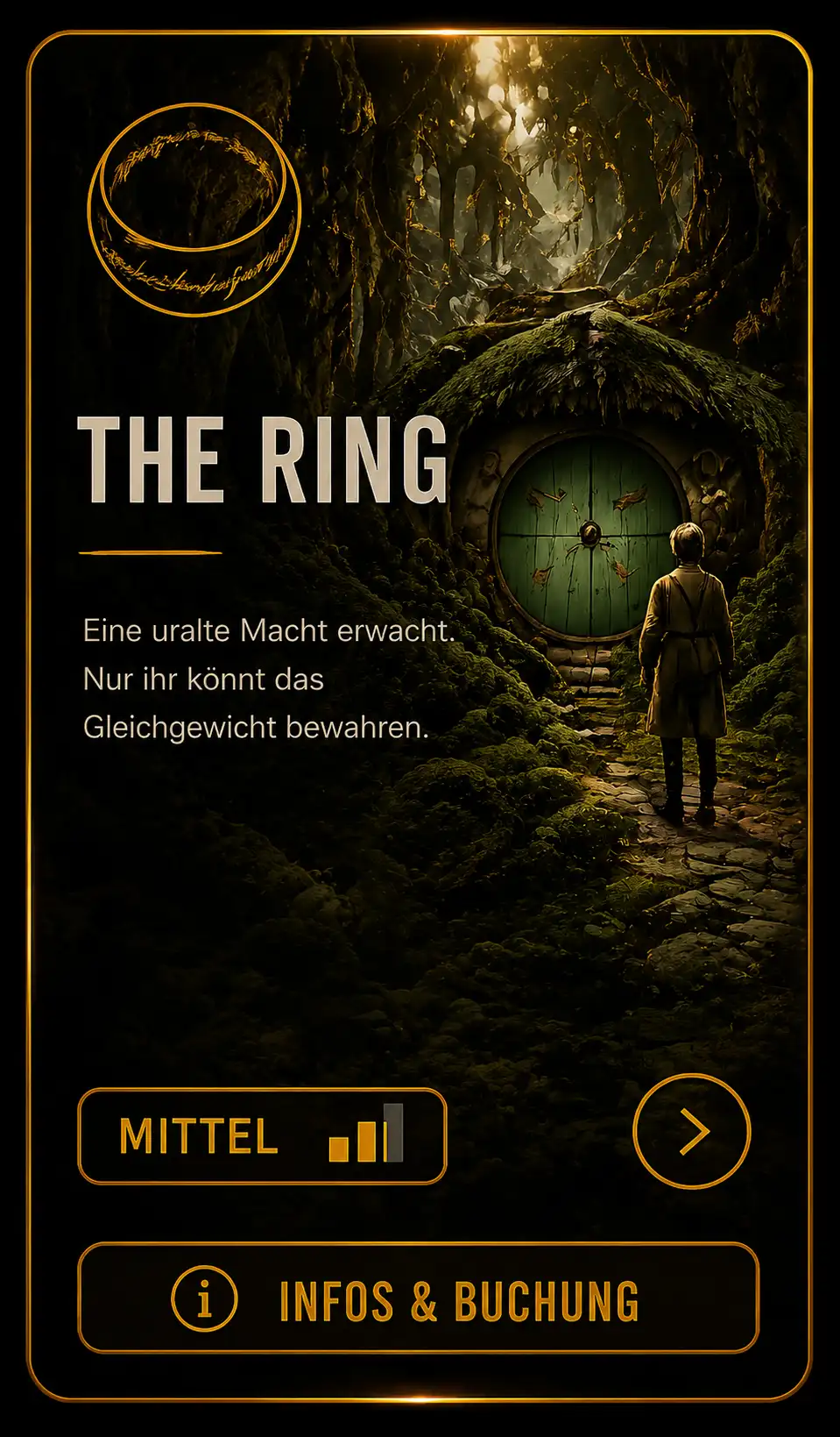 The Ring – Escape Room, Schwierigkeit mittel